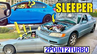 Unsuspecting Cars get Passed by Turbo Sleeper Accord [upl. by Lai]