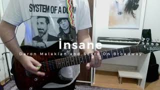 Daron Malakian and Scars On Broadway  İnsane Guitar Cover [upl. by Apilef583]