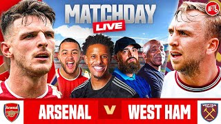 Arsenal 02 West Ham  Match Day Live  Premier League [upl. by Kinom]