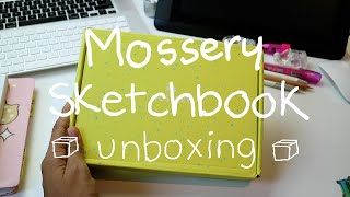 Mossery Sketchbook Unboxing Pastel Sky  Illustration  couragepassion [upl. by Anirbas]