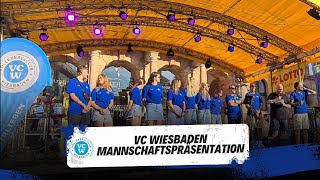 VC Wiesbaden  Mannschaftspräsentation Saison 2425  Rheingauer Weinwoche 24 [upl. by Hovey]