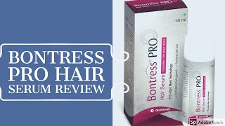 Glenmarks bontress pro hair serum review [upl. by Atinauj]