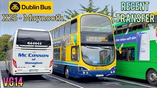 Recent Transfer Dublin Bus Ride 367 Wright Gemini 1 B9TL VG14 Route X25 Towards Maynooth [upl. by Kcirb]