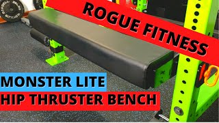 Rogue Monster Lite Hip Thruster Bench Review Are there major flaws and do I recommend [upl. by Travers397]