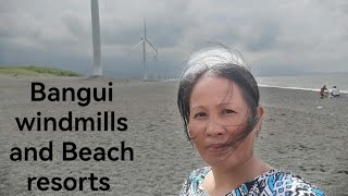 Beautiful Beach in Ilocos NorteBangui windmills and beach resorthighlightsroadtrip [upl. by Anauq232]