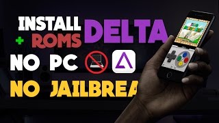 Install DELTA Emulator GBA amp SNES Games FREE iOS 9  10 NO PC NO Jailbreak [upl. by Ivens]