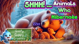 Animals Who Hibernate  Learn About Animals That Hibernate  Educational Song for kids [upl. by Ahseek]