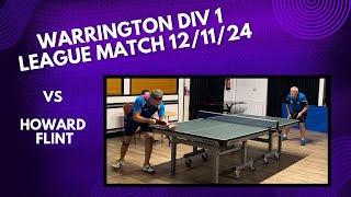 Neil Myatt vs Howard Flint  Warrington Div 1 League Match  121124 [upl. by Nomled680]