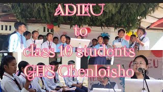 Govt high school Chenloisho ADIEU to class 10 students 2024 [upl. by Connie]