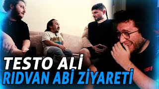 EFE UYGAÇ TESTO ALİ RIDVAN ABİ EV ZİYARETİ İZLİYOR MesutCanTomay bicimali [upl. by Herzog115]