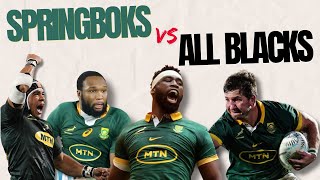 All Springbok Tries vs All Blacks in the Rassie Erasmus Era 2018  2024 [upl. by Tnomad21]