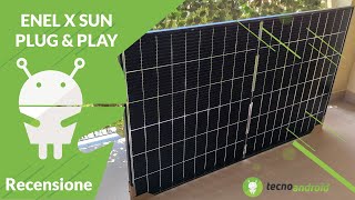 Recensione Enel X Sun PlugampPlay il PANNELLO SOLARE DA BALCONE per risparmiare sulla bolletta [upl. by Dyer]