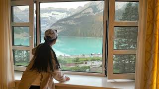 Fairmont Château Lake Louise in Banff National Park，What does a hotel look like for 1200 a night [upl. by Leelaj]