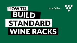 HowTo Assemble InstaCellar™ 2 Column Standard Wine Rack [upl. by Yvonne]