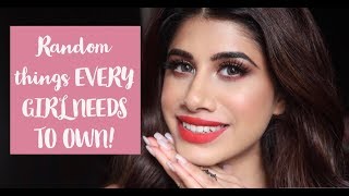 Random things EVERY GIRL MUST OWN  Malvika Sitlani [upl. by Karlen]