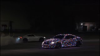 REACTIONS TO MY G37  XMAS LIGHTS EDITION [upl. by Bounds]