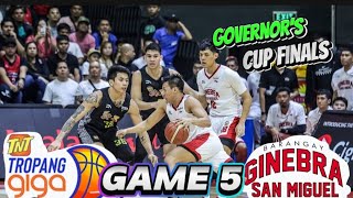 GINEBRA SAN MIGUEL VS TNT TROPANG GIGA GAME 5🏀 LIVE SCORE  GOVERNORS CUP 2024 [upl. by Anelrahc97]