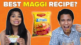 We Tasted Each Others Maggi Recipes  BuzzFeed India [upl. by Mogerly247]