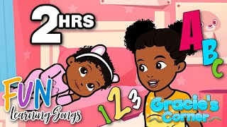 Good Morning Song  More Fun Songs for Kids  Gracie’s Corner 2Hour Compilation [upl. by Eisele]