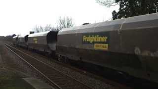 DRS 66419 Portbury coal to Rugeley B power station [upl. by Ahscrop650]