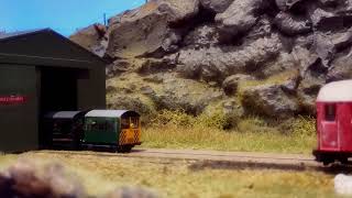 00 gauge Mannez Quarry on the Alderney Railway [upl. by Roddy864]