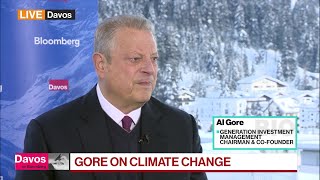 Davos 2024 Al Gore on John Kerry COP28 US Election [upl. by Marchak]