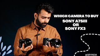 Which Camera To Buy Sony a7siii Vs Fx3 [upl. by Aihsram]