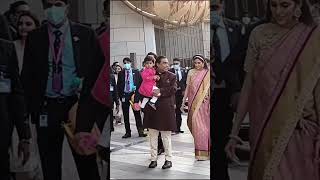 Mukesh Ambanis love for grandson Prithvi shortsvideo [upl. by Chandless]