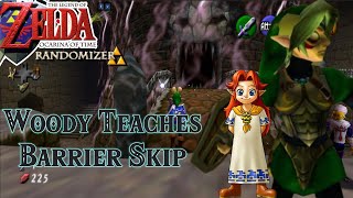 Woody Teaches Me Barrier Skip Zelda Ocarina of Time Randomizer 20 [upl. by Suirred]