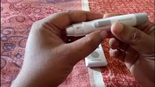 গ্লুকোমিটার ব্যবহার পদ্ধতি  How To Check Blood Glucose  How To Use Bionime GM 100 Glucometer [upl. by Noemis]