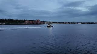 The River Tyne  North Shields  Boat  Sunset  Blue  October 2024 [upl. by Yevre]