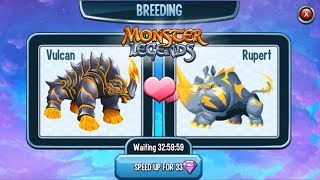 Monster Legends  Trying to Breed Nidiria Legendary  Summer Breeding Event Gameplay [upl. by Kalli]