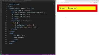 CSS how to add multiple classes dynamically with JavaScript [upl. by Nnyw]