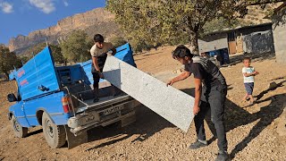 Nomadic life in Iran Traveling to the city to buy farm supplies [upl. by Yrocal464]