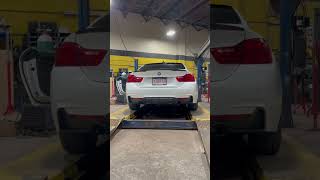 2017 BMW 430i dual exhaust f32 bmw [upl. by Namhcan]