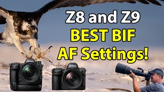 Nikon Z8 amp Z9 BEST BirdInFlight Autofocus Settings [upl. by Lewanna681]