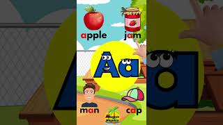 Jolly Phonics Short Vowel quotaquot with Jolly Phonics song [upl. by Ydnik]