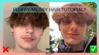 New Easy FluffyMessy Hair Tutorial🔥 [upl. by Barney]