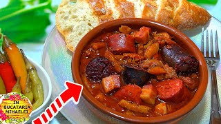 Callos sau Tochitura cu Burta de Vita si Carnati de Porc Reteta Traditionala Spaniola [upl. by Aisitel]