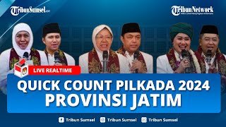 🔴 LIVE  HASIL QUICK COUNT PILKADA JAWA TIMUR 2024 SIAPA UNGGUL [upl. by Aicnom]