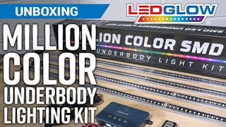 LEDGlow  Unboxing Our Million Color LED Car Underbody Lighting Kit [upl. by Mauer414]