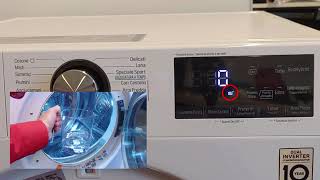 LG TUMBLE Dryer  Use the condenser cleaning function manually [upl. by Ishmael]