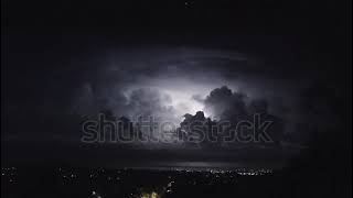 thunderstorm raging in the distance off the coast of mooloolaba sunshine coast austr123 [upl. by Adnilrem]