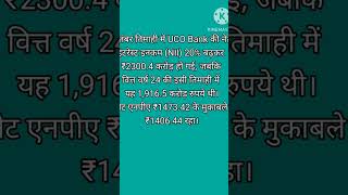 UCO Bank Q2 Result financial year 202425bank [upl. by Stannfield756]