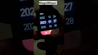 🇨🇳 How to set Date and Time Smart Watch Ultra smartwatch short youtubeshorts [upl. by Scotney]