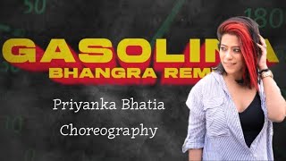 Gasolina Bhangra Remix Zumba Choreography by Priyanka Bhatia [upl. by Vanessa]