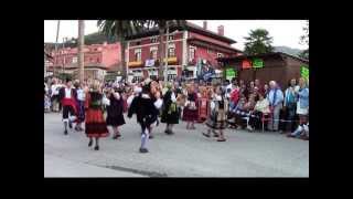 fiestas de la blanca bailes regionales en nueva de llanes [upl. by Zurciram]