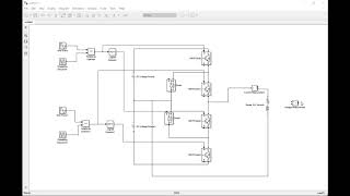 dc ac inverter Multilevel diode clamped or neutral point clamped configuration sine wave MATLAB [upl. by Geminius717]