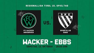 FC Wacker Innsbruck gegen den SK Freisinger Ebbs [upl. by Quinlan]