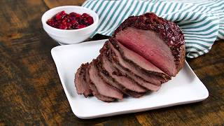 Cranberry Top Sirloin Roast Recipe [upl. by Nawk]